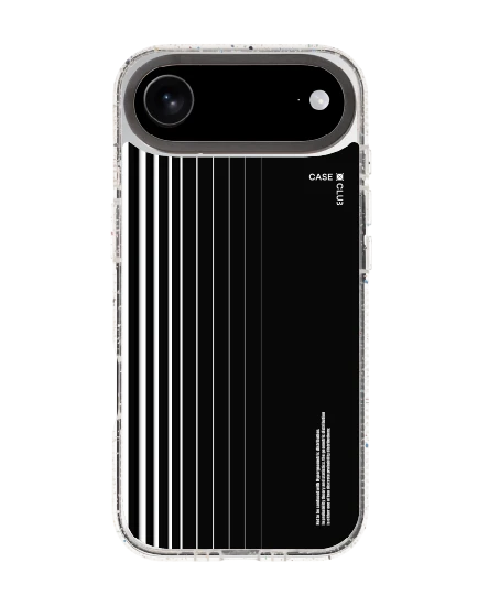 iphone air clear mirror magsafe black & white vertical lines