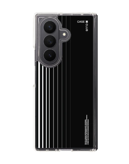 samsung galaxy z fold 7 clear magsafe black & white vertical lines