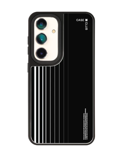 samsung s25 matte mirror magsafe black & white vertical lines