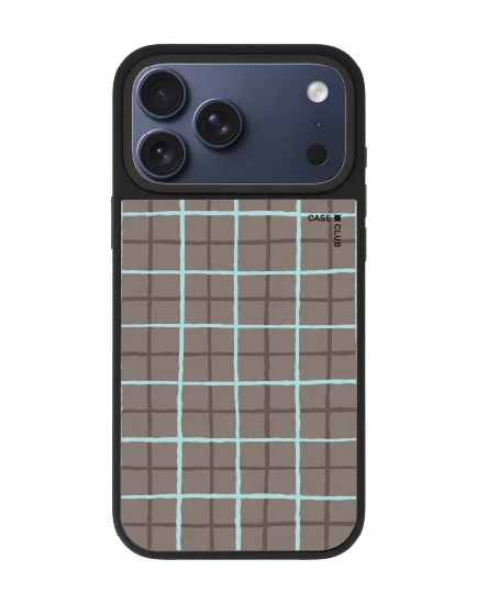 iphone 17 pro max matte mirror magsafe blue & brown stripes