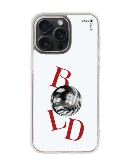 เคสใส iphone 15 pro max magsafe ลูกบอลดิสโก้เมทัลลิก