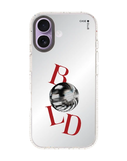 เคสกระจกใส iphone 17 mirror magsafe ลูกบอลดิสโก้เมทัลลิก