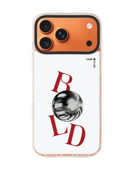 เคสใส iphone 17 pro max clear case magsafe shield ลูกบอลดิสโก้เมทัลลิก