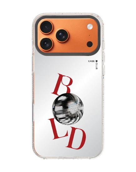 เคสกระจกใส iphone 17 pro max mirror magsafe ลูกบอลดิสโก้เมทัลลิก