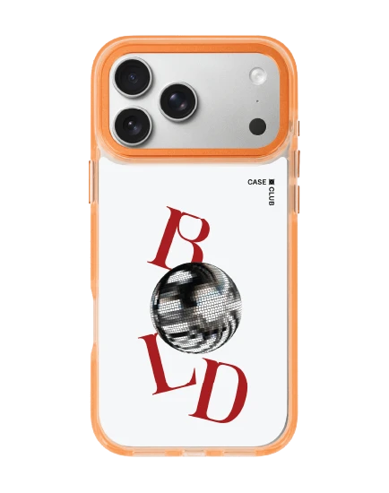 iphone 17 pro max clear orange magsafe bold disco