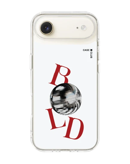 เคสใส iphone air magsafe ลูกบอลดิสโก้เมทัลลิก