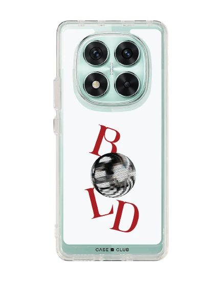 redmi note 14 pro clear case bold disco