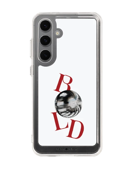 samsung galaxy s24 fe clear case bold disco