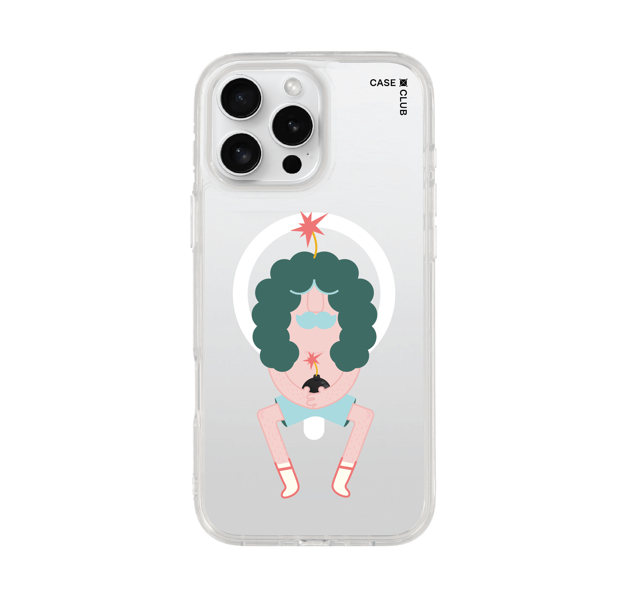 เคสใส iphone 16 pro max magsafe บอมเบอร์แมน