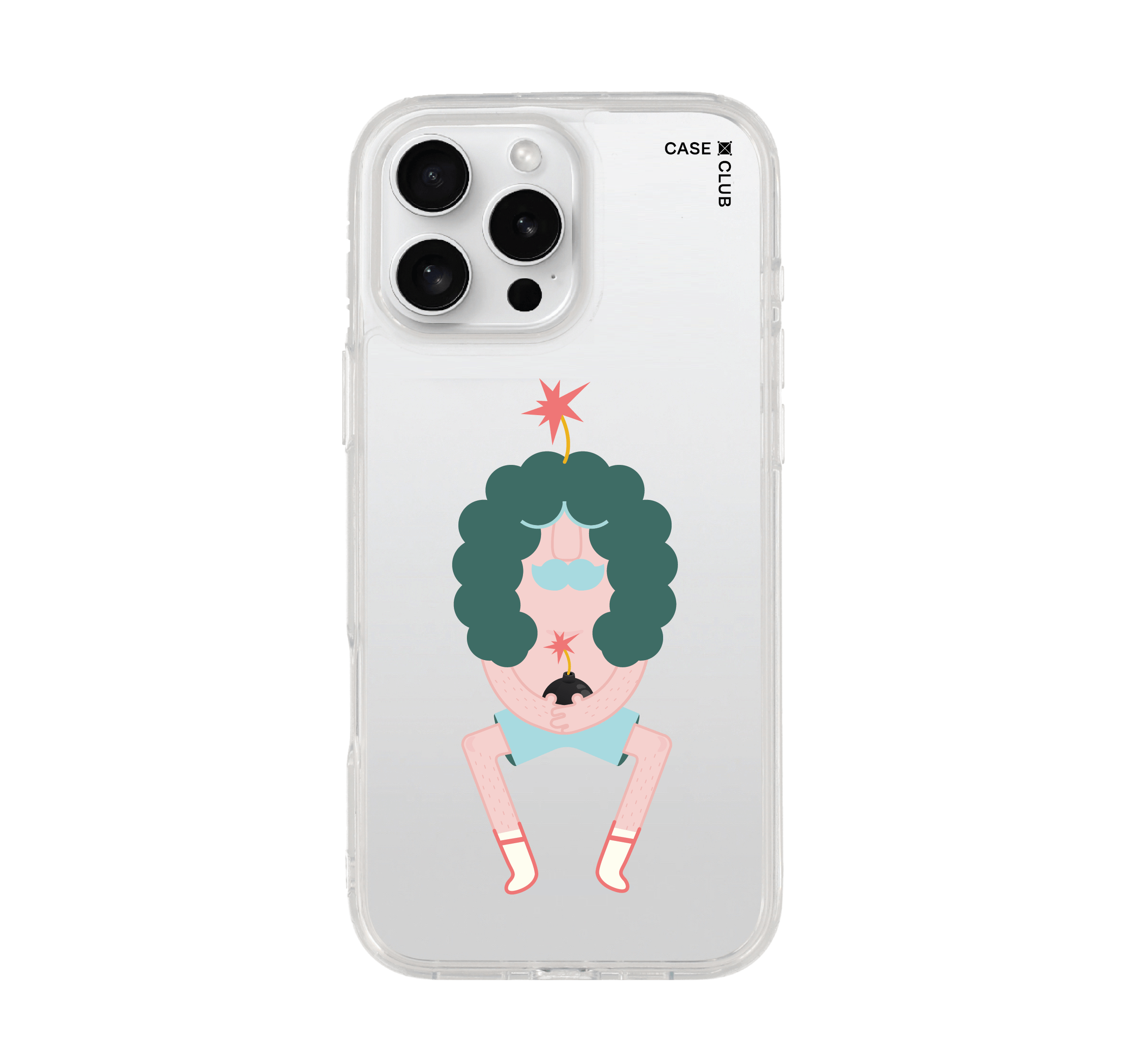 เคสใส iPhone 16 Pro Max บอมเบอร์แมน