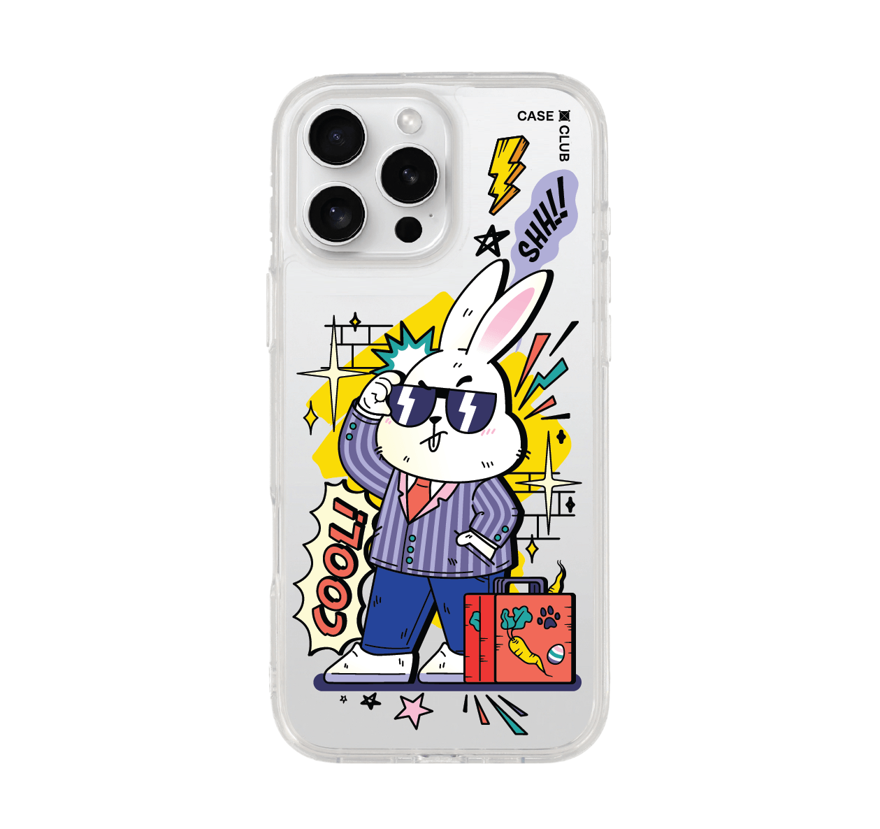 เคสใส iPhone 16 Pro Max บอสกระต่าย