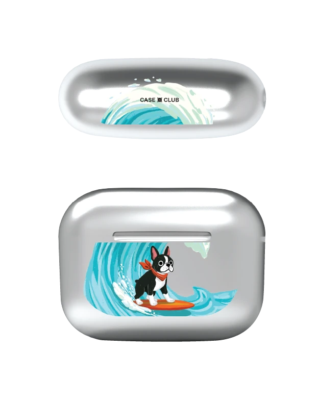 boston terrier surf