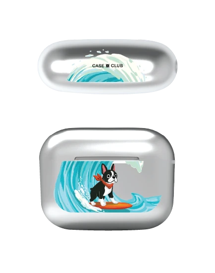 boston terrier surf