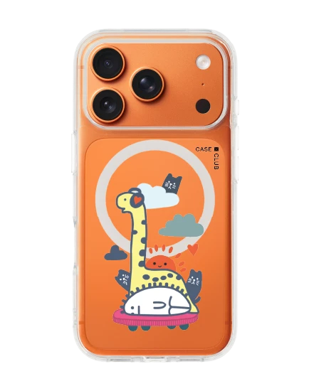 เคสใส iphone 17 pro magsafe ไดโนแอนด์เดอะแก๊ง