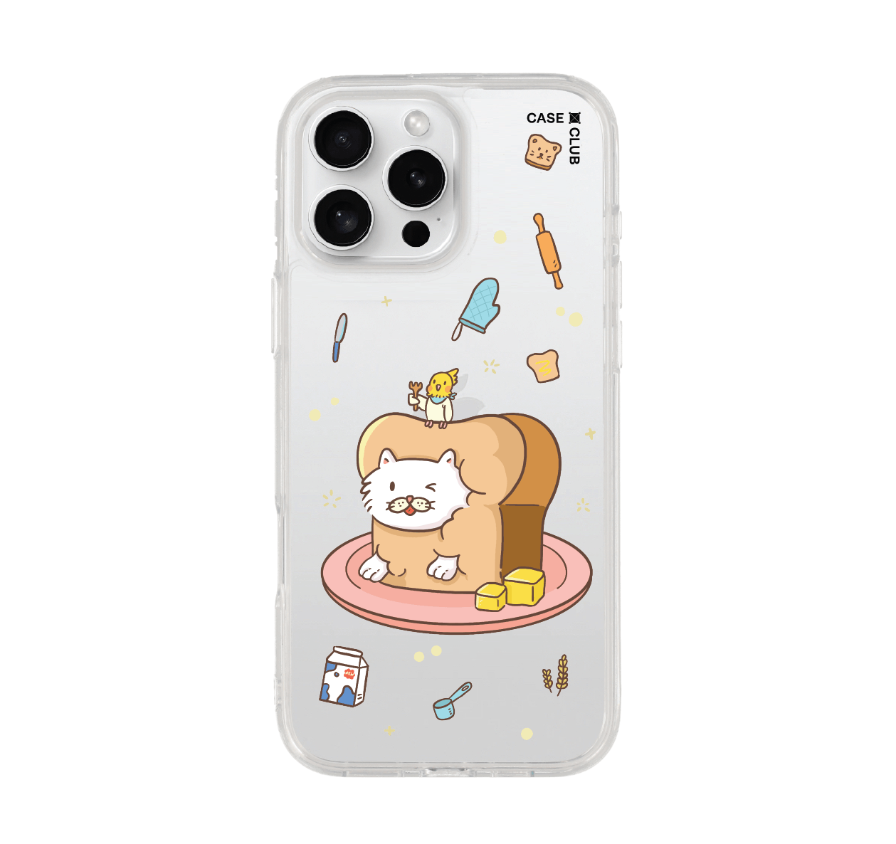 เคสใส iPhone 16 Pro Max Persian ขนมปัง