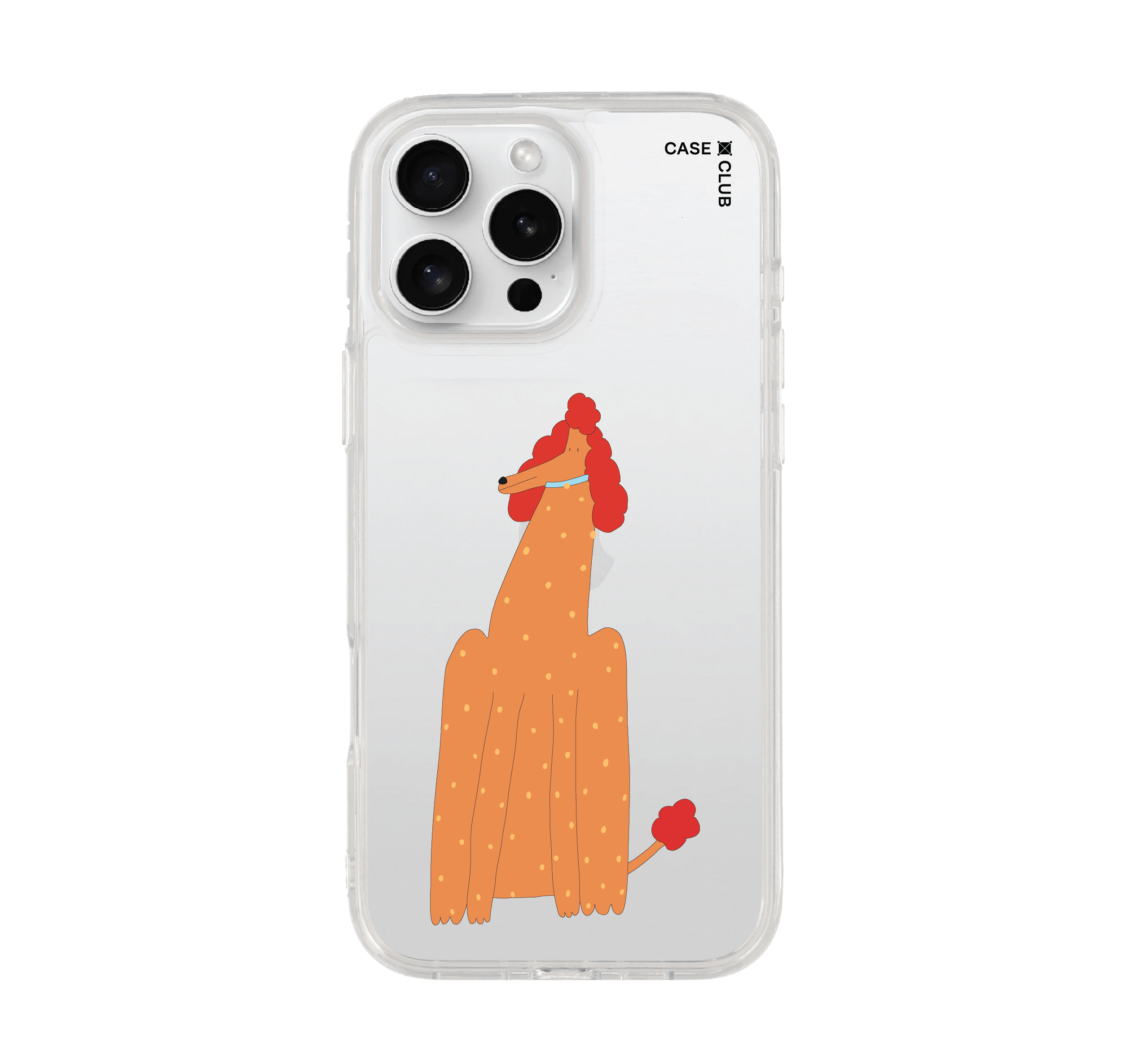 เคสใส iPhone 16 Pro Max พุดเดิ้งน้ำตาล