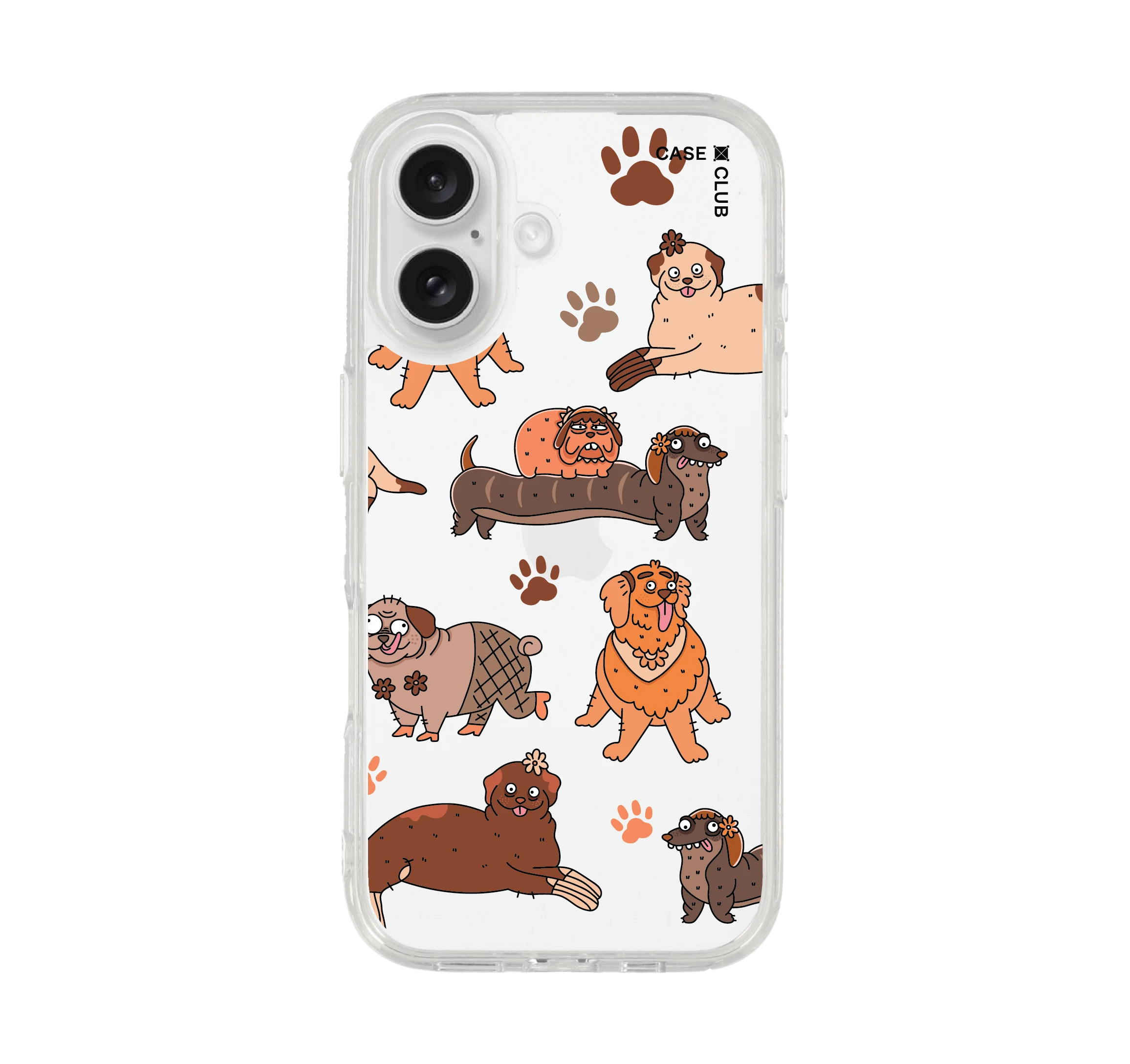 เคสใส iphone 16 หมามอมแมมจอมป่วน