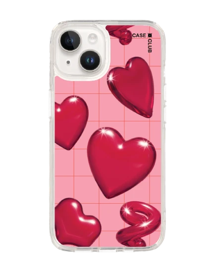 เคสใส iphone 14 magsafe ลูกอมรูปหัวใจ