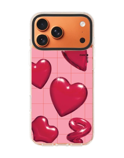 เคสใส iphone 17 pro max clear case magsafe shield ลูกอมรูปหัวใจ