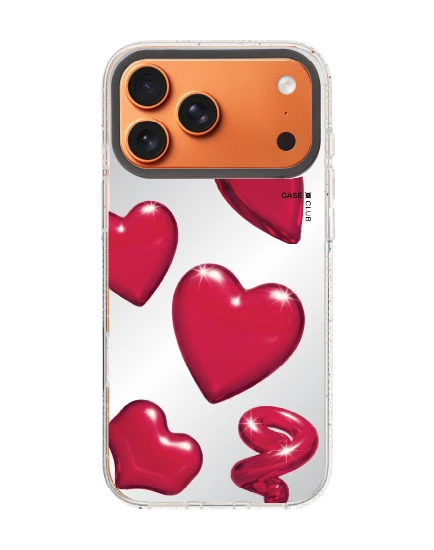 iphone 17 pro max clear mirror magsafe candy heart pop