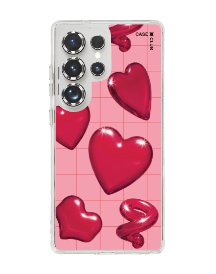 samsung galaxy s25 ultra clear magsafe candy heart pop