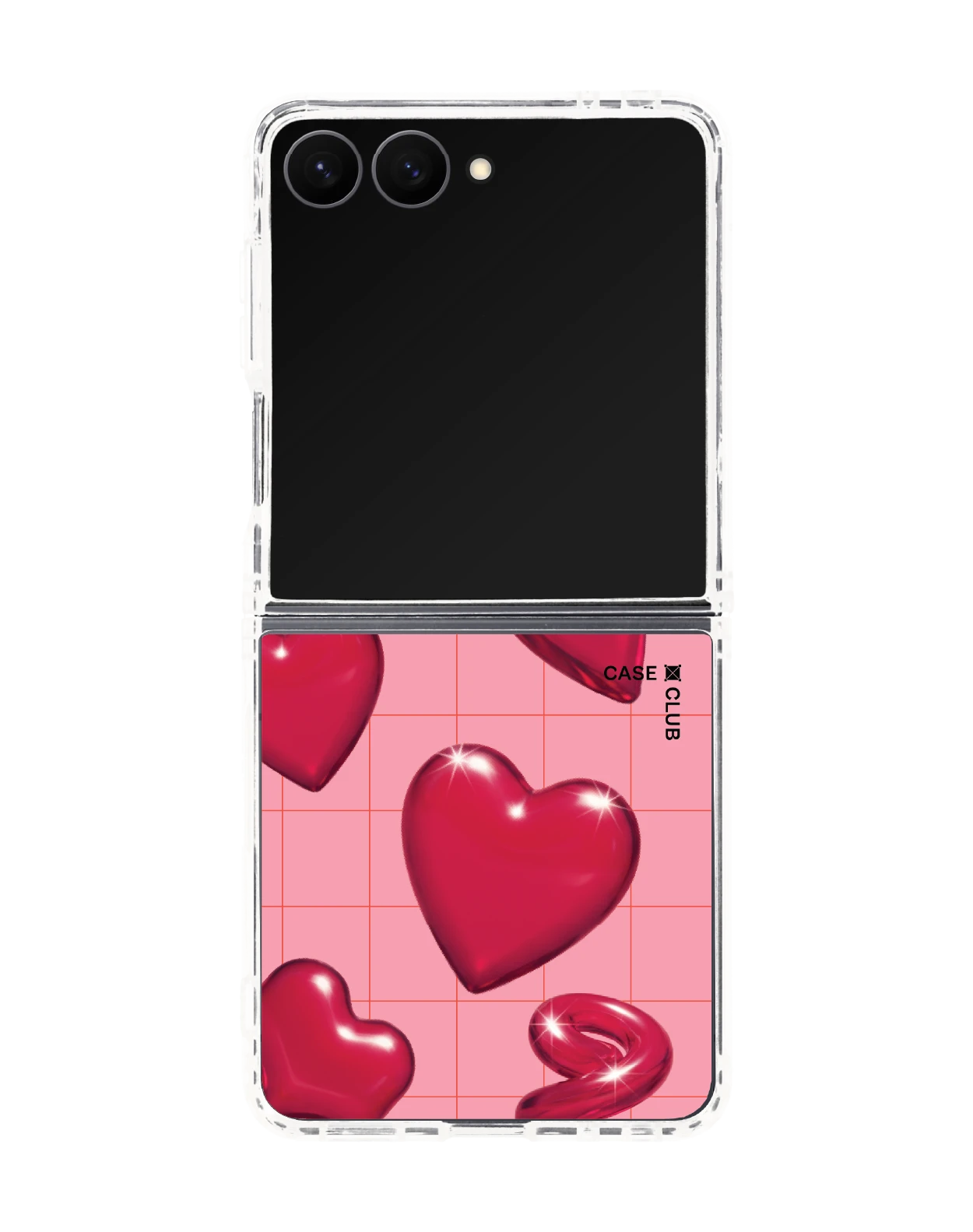 เคสใส samsung galaxy z flip 8 magsafe ลูกอมรูปหัวใจ