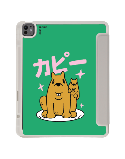 iPad Air6/7 13" 2025 (M2/M3) Clear Grey Capybara Big Bro