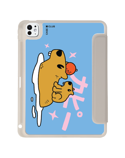 เคสใส iPad Pro 11 สีเทา คาปิบาระออนเซ็น