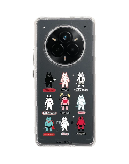 เคสใส realme 14 pro รวมพลแมวเหมียวคอสเพลย์