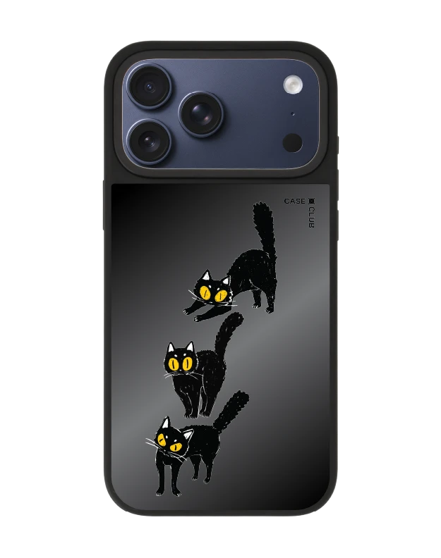 iphone 17 pro max matte black mirror magsafe cat multiples