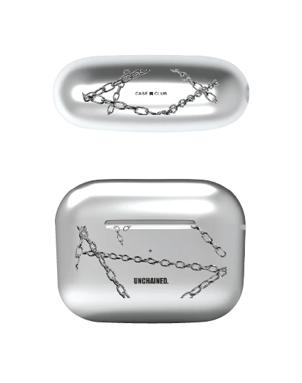 airpods pro 3 silver case chain