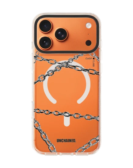 เคสใส iphone 17 pro max clear case magsafe shield โซ่โครเมียม