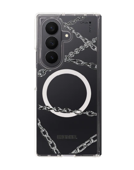 เคสใส samsung galaxy z fold 7 magsafe โซ่โครเมียม