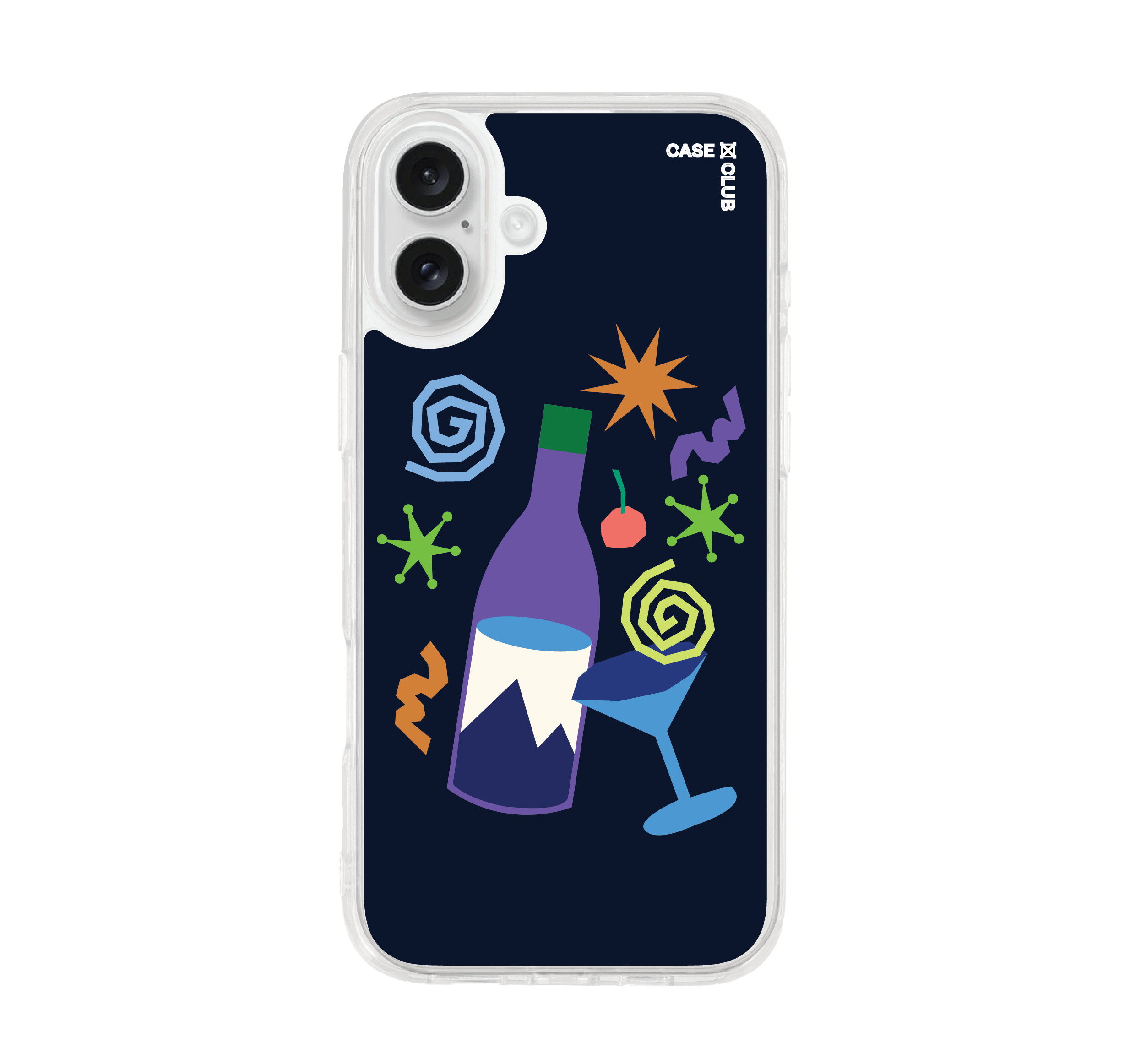 เคสใส iPhone 16 Plus ปาร์ตี้แชมเปญ