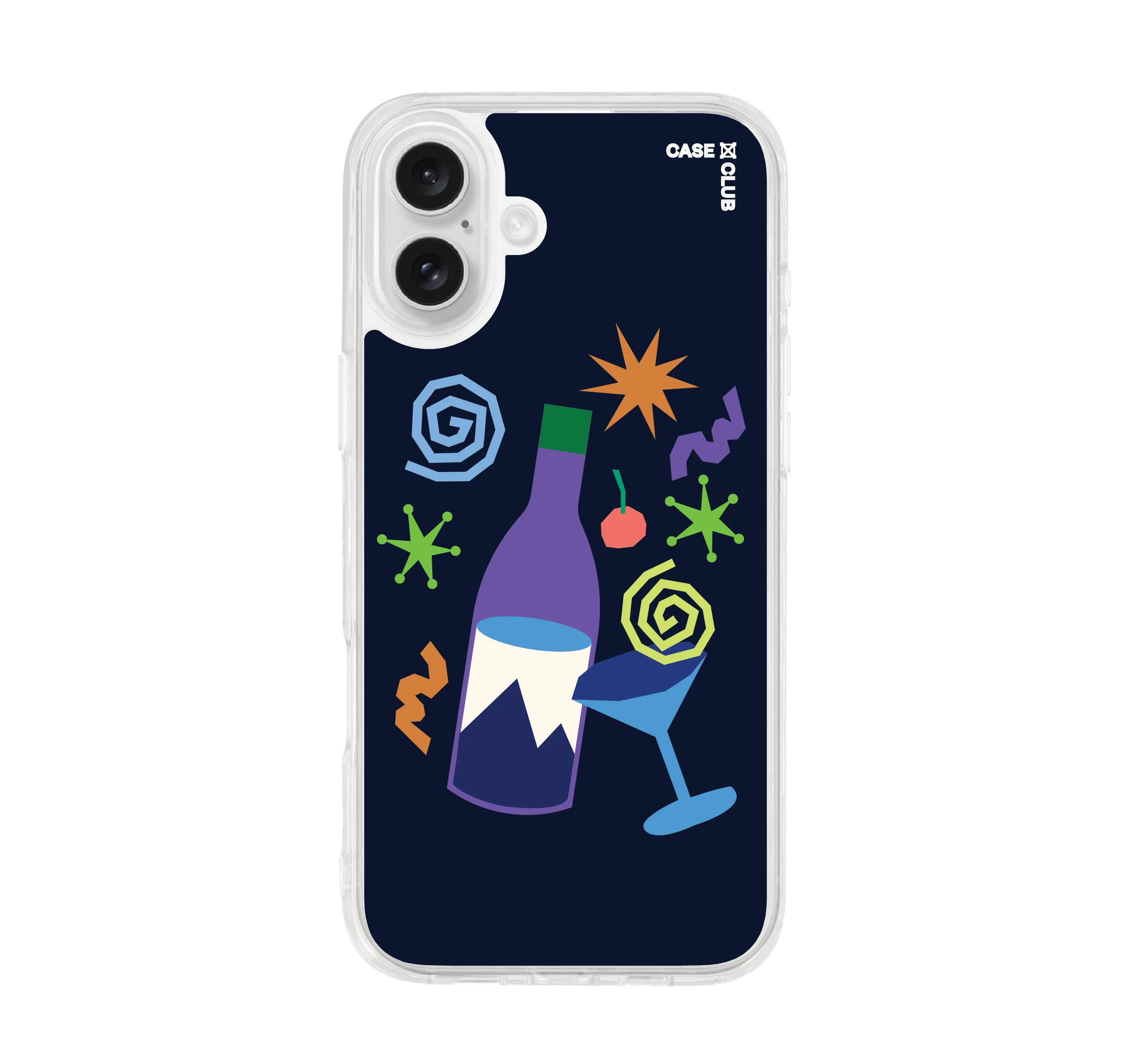 เคสใส iphone 16 plus ปาร์ตี้มีสไตล์ ศิลปะแห่งการดื่ม