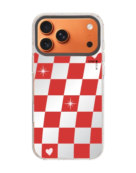 iphone 17 pro max clear mirror magsafe checker love pop