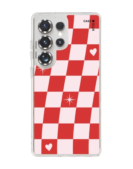 samsung galaxy s25 ultra clear magsafe checker love pop