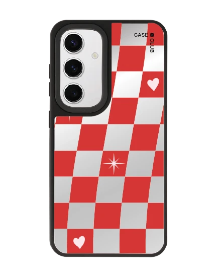 samsung s24 matte mirror magsafe checker love pop