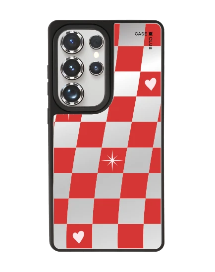 samsung s25 ultra matte mirror magsafe checker love pop