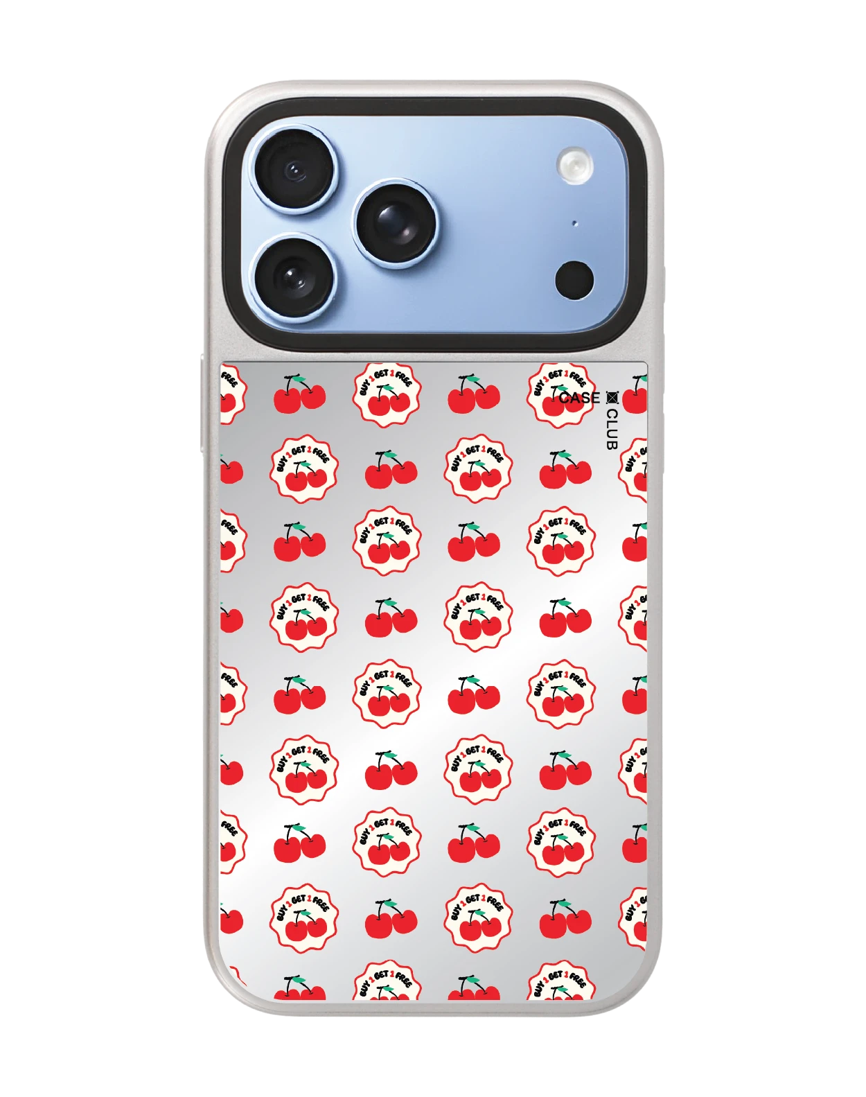 เคสกระจก iphone 18 pro max magsafe แสตมป์เชอร์รี่