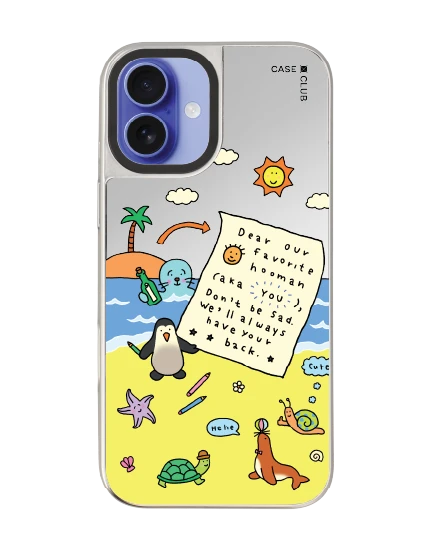 เคสกระจก iphone 16 plus magsafe chonni beach