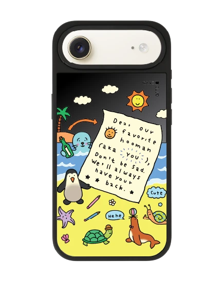 เคสกระจก iphone air matte magsafe chonni beach