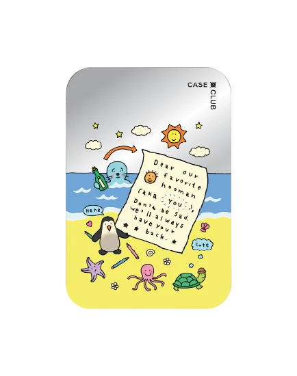 magnetic mirror cardholder stand chonni beach