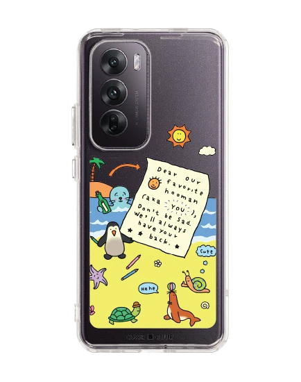 oppo reno 12 clear case chonni beach