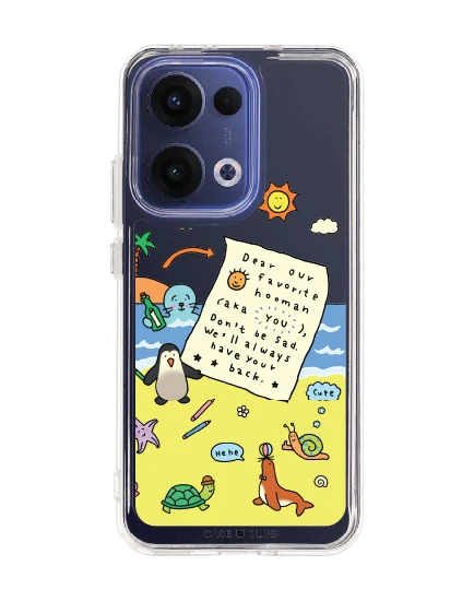 oppo reno 13 clear case chonni beach