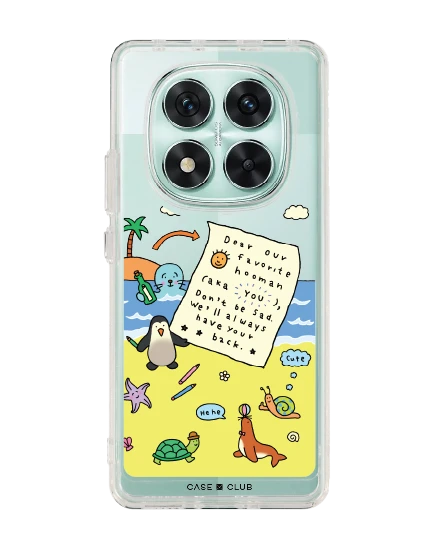 redmi note 14 pro clear case chonni beach