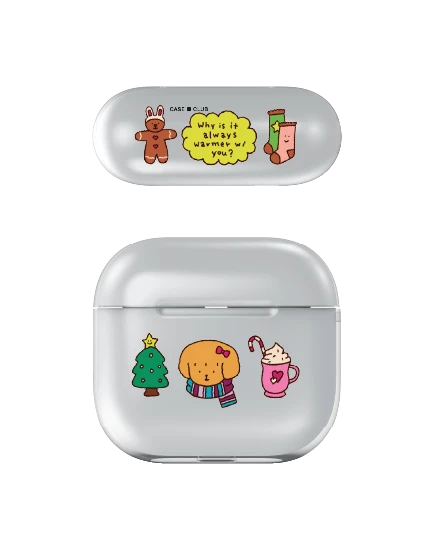 เคสใส airpods 4 chonni christmas