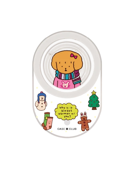 clear popgrip chonni christmas