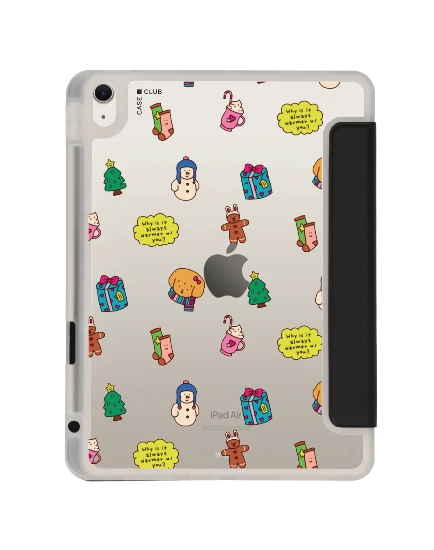 เคสใส ipad air4/5/6/7 11" 2025 (m2/m3) สีดำ chonni christmas