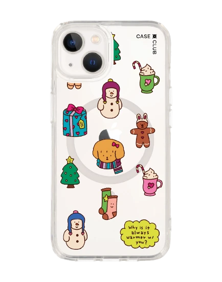 เคสใส iphone 13 magsafe chonni christmas